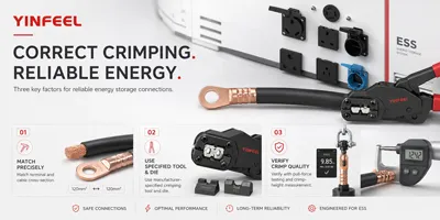 energy storage connector crimping